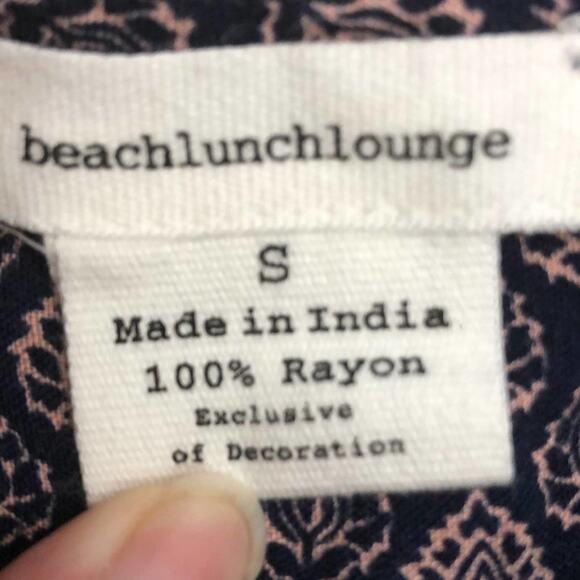 Beach Lunch Lounge Multi color Boho Shift Dress Size Small - Picture 8 of 11